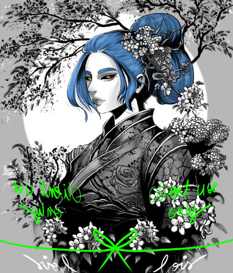 an illustration of a smiling child facing a broken mirror---facing his other side