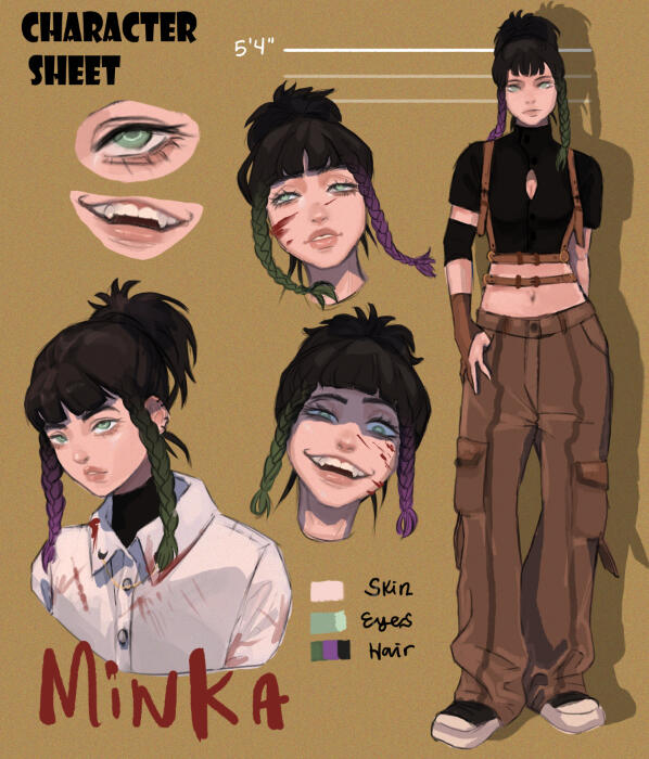 an illustration of a smiling child facing a broken mirror---facing his other side